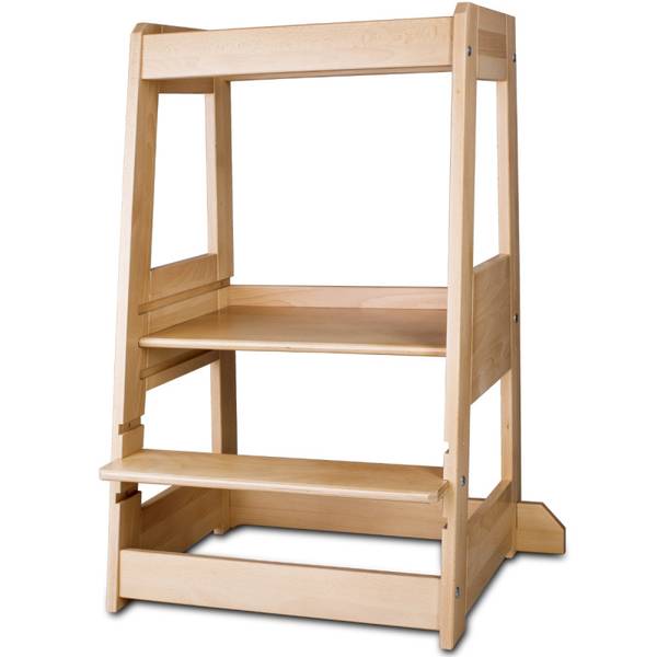 Hochstuhl A065616 Braun - Massivholz - 54 x 95 x 45 cm