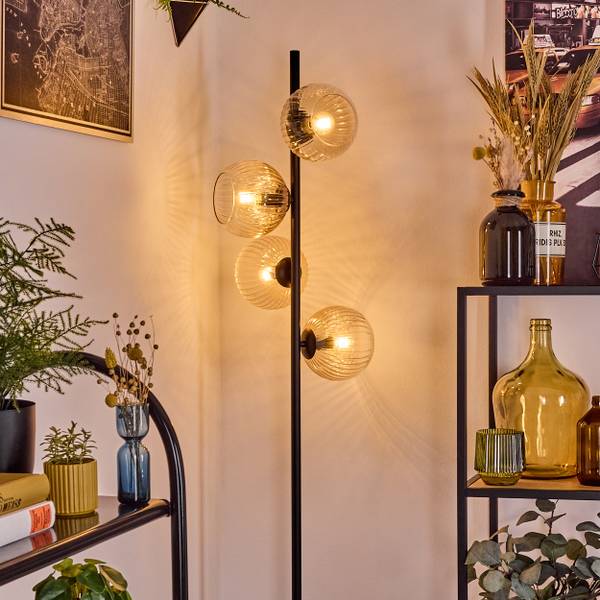 Stehlampe Cesaro Braun - Metall - 31 x 160 x 69 cm