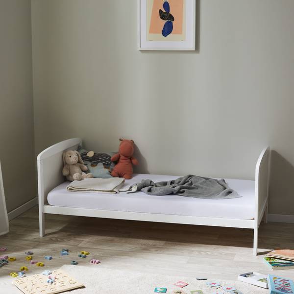 Babybett Mateo Weiß - Massivholz - 70 x 88 x 140 cm