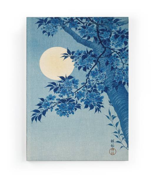 Leinwand 60x40 Japanische nacht Polyester - 3 x 60 x 40 cm