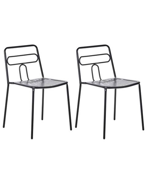 Chaise de jardin AGEROLA Noir