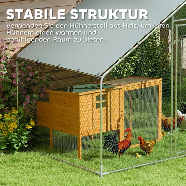 Freilaufgehege D51-435V00SR 170 x 190 x 300 cm
