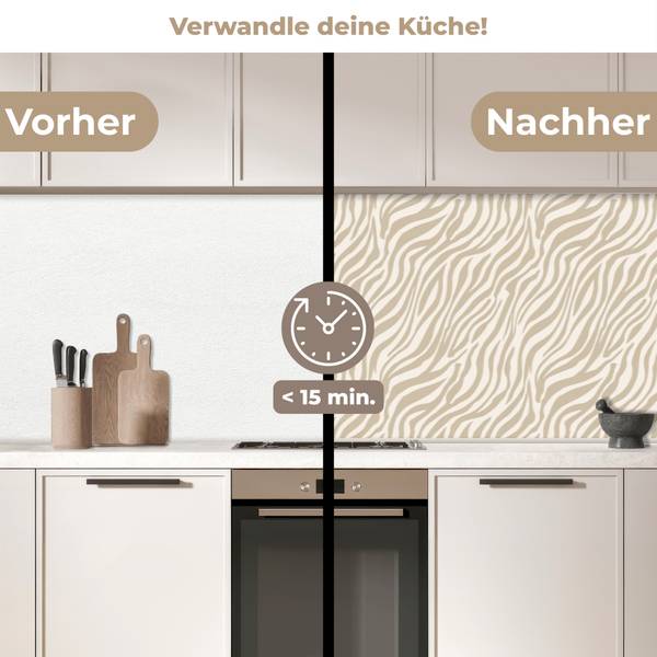 KÜCHENRÜCKWAND Streifen 400 x 60 cm