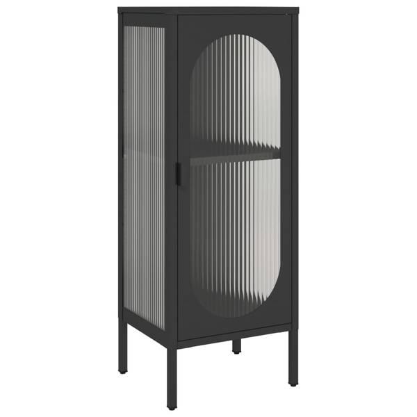 Sideboard F97538 Schwarz - Holzwerkstoff - 40 x 105 x 35 cm