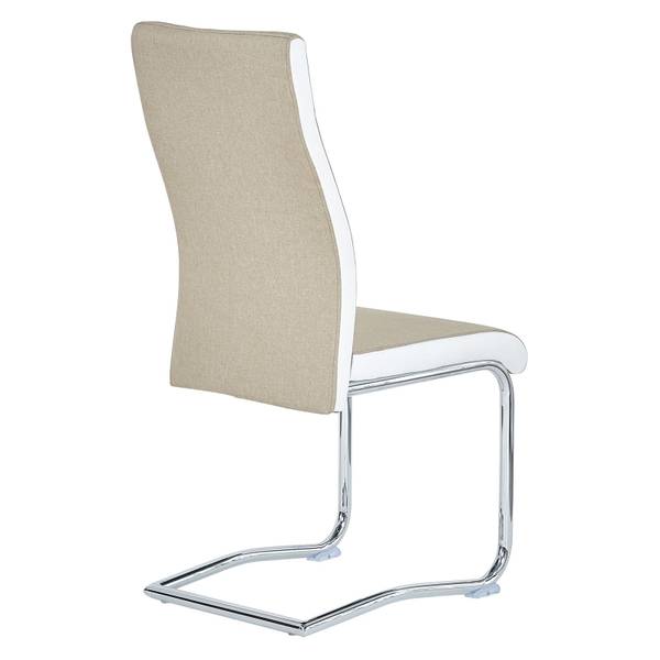 Esszimmerstuhl ALBA (4er-Set) Beige - Webstoff - 43 x 98 x 57 cm