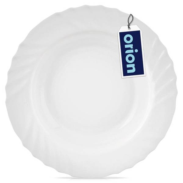 Tiefe Teller 129579 Weiß - Glas - 23 x 3 x 23 cm
