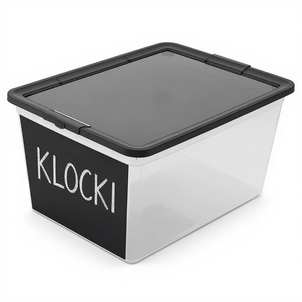 Kunststoffspielzeugbox mit Deckel kaufen