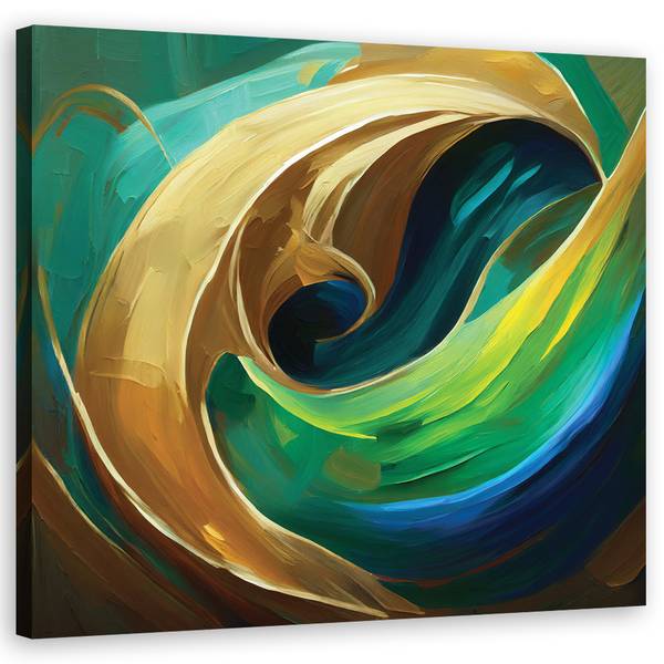 Wandbild aquarellabstraktion 40 x 40 cm