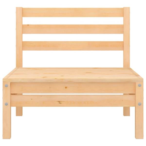 Mittelsofa 3008459-5 Braun - Kiefer - 64 x 62 x 64 cm