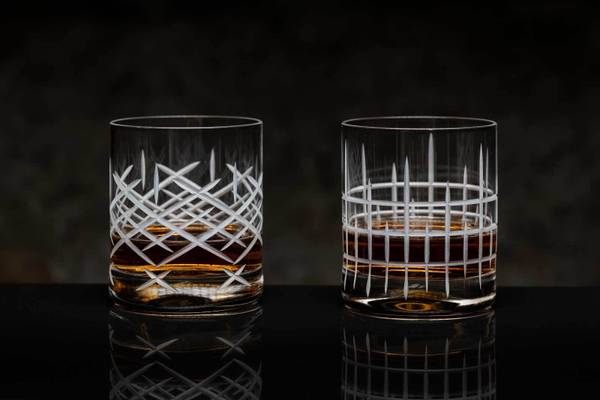 Whiskybecher New York Bar Club 6er Set Glas - 8 x 10 x 8 cm