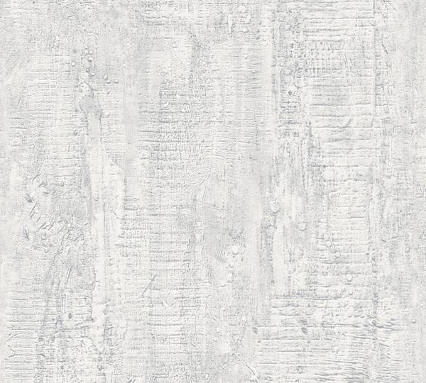 Vliestapete Beton-Optik Tapete glatt Beige - Grau
