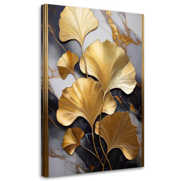 Wandbild Blätter 60 x 90 cm