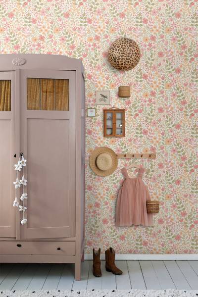 Tapete 131939 Pink - Papier - 53 x 1005 x 53 cm