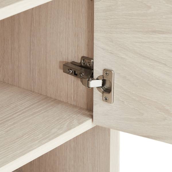 Highboard Porto Braun - Eiche - 100 x 130 x 40 cm