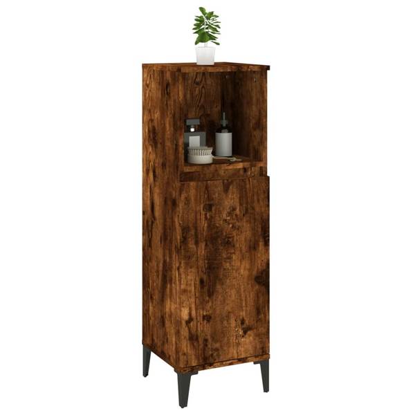Badschrank 3029248 Raucheiche Dekor