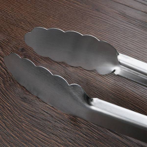 Grillzange 489166 Silber - Edelstahl - 15 x 5 x 39 cm