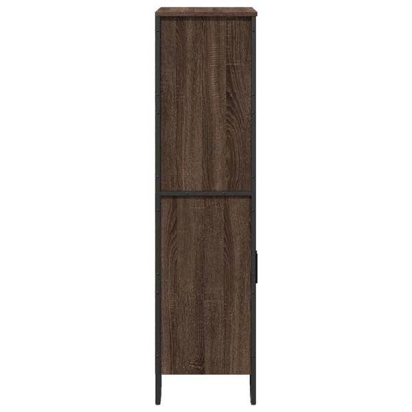 Highboard DE8816 Braun - Holzwerkstoff - 80 x 138 x 36 cm