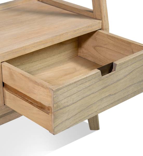 Bücherregal Scandi Beige - Holz teilmassiv - 100 x 170 x 40 cm