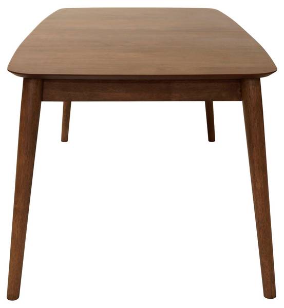 Eettafel Montreux bruin - deels massief hout - 219 x 75 x 90 cm