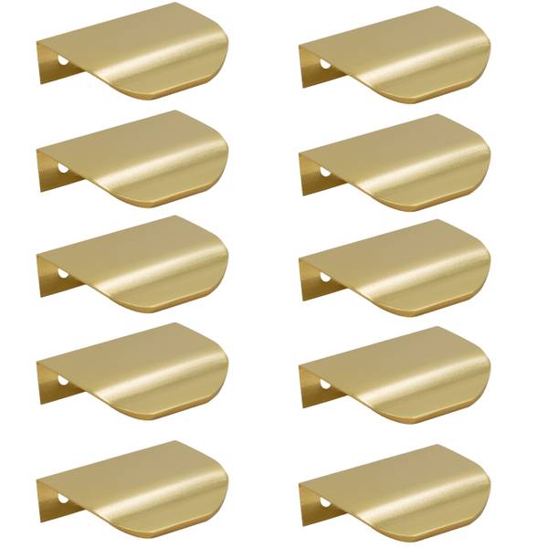 Möbelgriff Steelix 10er-Set Gold - Tiefe: 5 cm