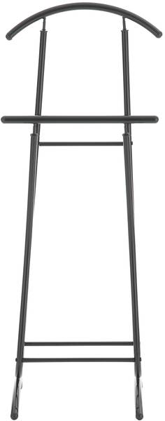 Herrendiener Rufus Schwarz - Metall - 40 x 110 x 35 cm