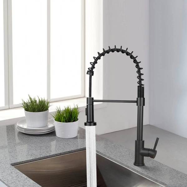 Keukenkraan Theresa zwart