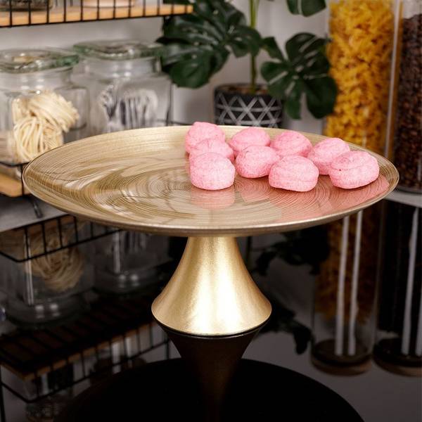 Tortenständer 139268 Gold - Glas - 28 x 12 x 28 cm