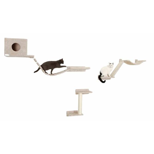 Katzenbaum 425774 Beige - Massivholz - 37 x 30 x 37 cm