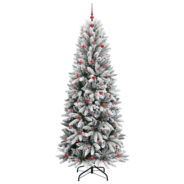 Künstlicher Baum Dekor 3013856-7 Grün - Rot - Weiß