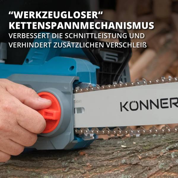 Elektro-Kettensäge KS CS1800-14 Blau - Kunststoff - 29 x 20 x 50 cm