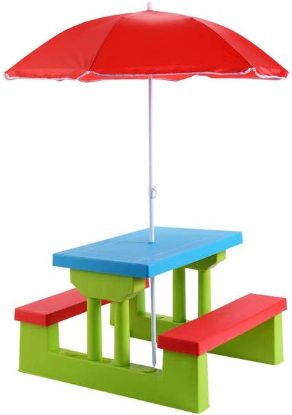 Kinder Sitzgruppe Sitzgarnitur Metall - 107 x 135 x 107 cm