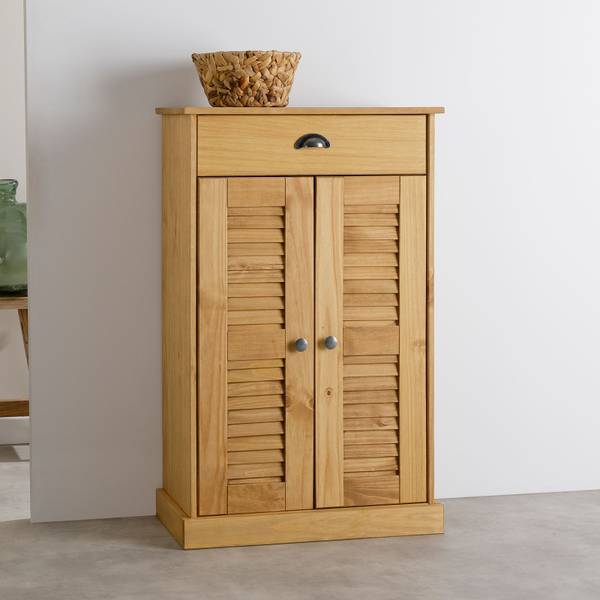 Kommode VENETA Braun - Kiefer - 60 x 96 x 35 cm