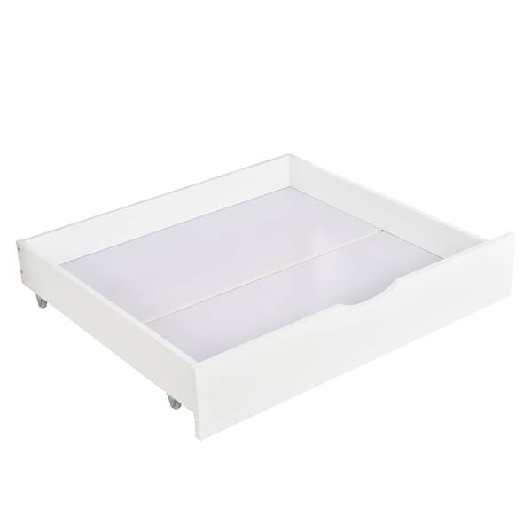 Kinderbed HomeyⅠ wit - grenenhout - 96 x 183 x 210 cm