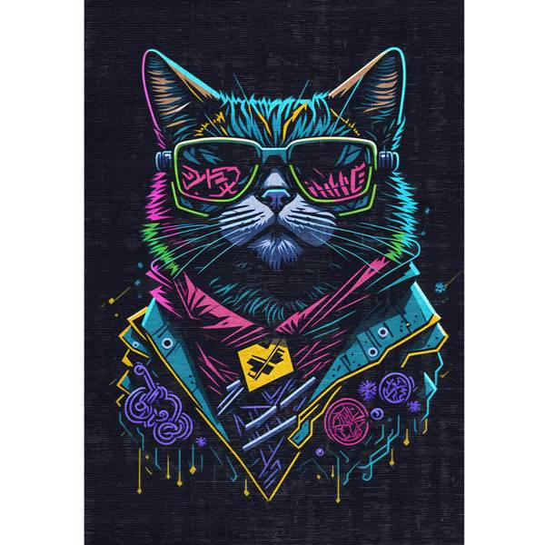 Teppich Blackcat 180 x 180 x 120 cm