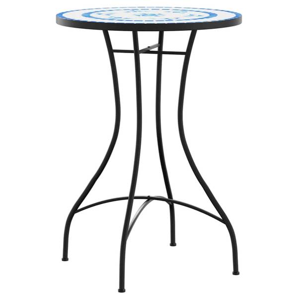 Bistro mosaïque 299764-1 lot de 3 Bleu - Blanc