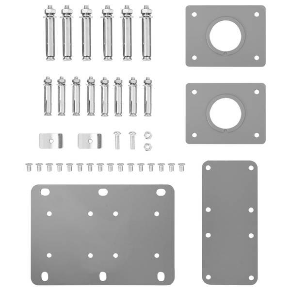 Paravent 296190 Gris - Polyester - 600 x 160 x 1 cm