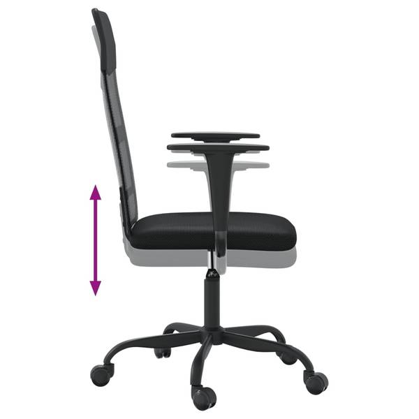 Bürostuhl mit Liegefunktion 3029022 Schwarz