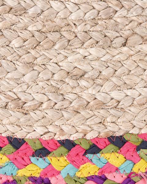 Teppich SATARA Beige - Naturfaser - 120 x 120 cm