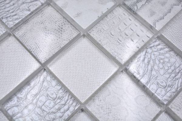 Mosaikfliesen 78-W18 Glas - 30 x 30 x 30 cm
