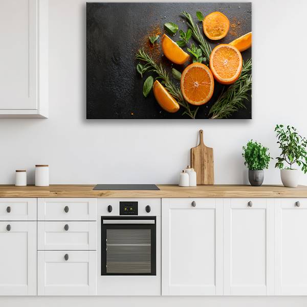 Canvas schilderij Keuken 100 x 70 cm