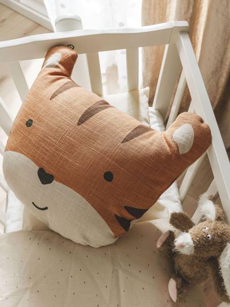 Kissen Savannah Orange - Naturfaser - 35 x 25 x 45 cm