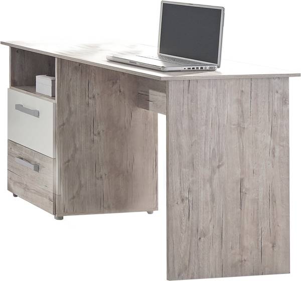 Jugendzimmer Set Bente 5-teilig. Braun - Weiß - Holzverbundwerkstoff - 1 x 1 x 1 cm