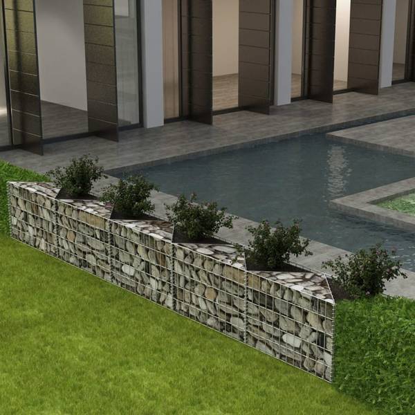 Gabionenkorb X5558 Silber - Metall - 30 x 50 x 300 cm