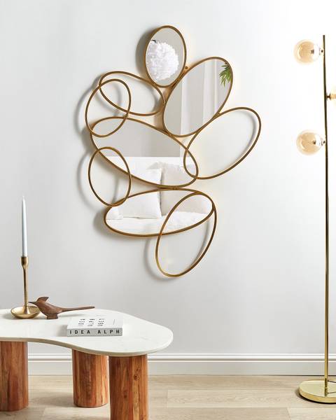 Dekospiegel DECIZE Gold - Metall - 113 x 77 x 2 cm