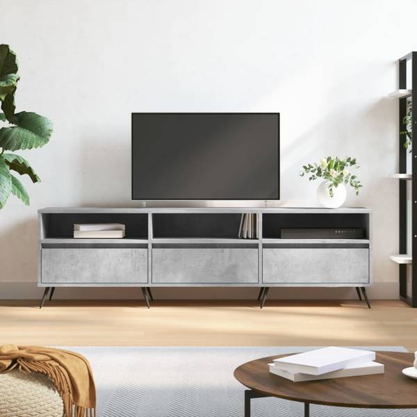 TV-Schrank D655 Steingrau
