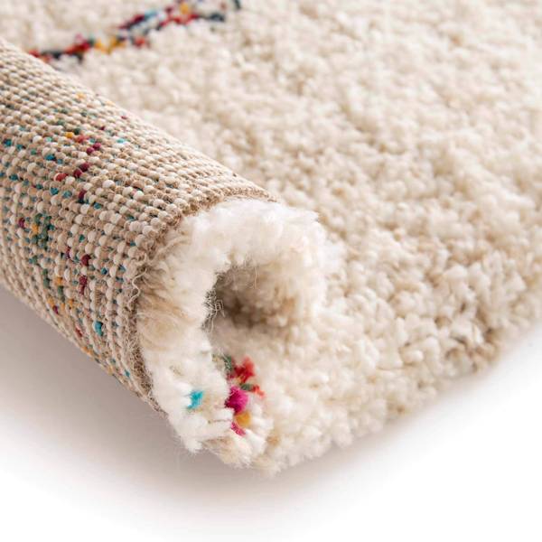 Teppich Asma Beige - Textil - 120 x 1 x 170 cm