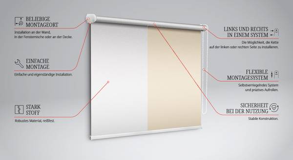 Rollo SAHARA 60 x 140 cm