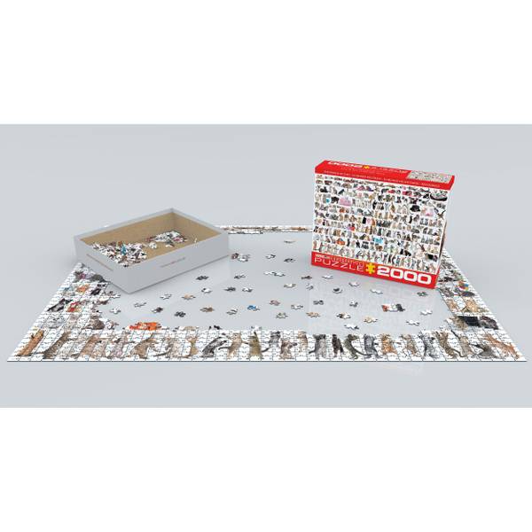 Puzzle Welt der Katzen Papier - 26 x 7 x 36 cm