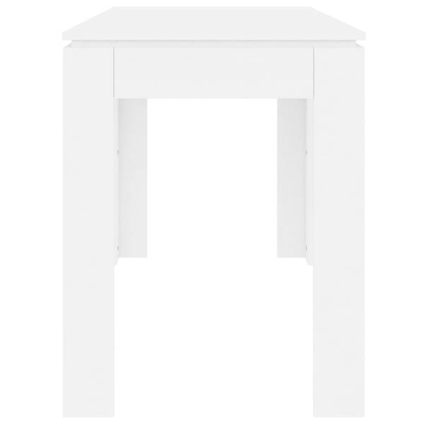 Esstisch V610 Weiß - Holzwerkstoff - 60 x 76 x 120 cm