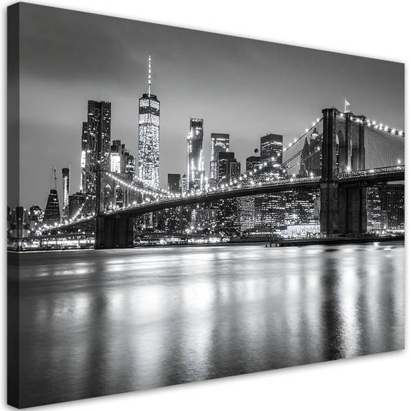 Wandbild Stadt 120 x 80 cm
